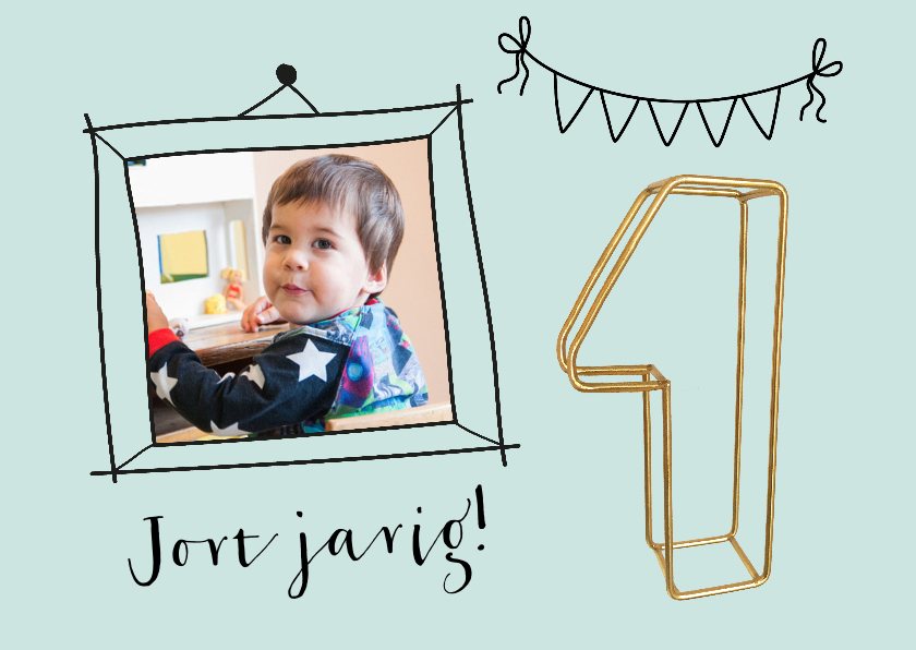 Kinderfeestje 1 jaar jongen gouddraad - Kinderfeestjes Kinderfeestjes - Kinderfeestje 1 jaar jongen gouddraad