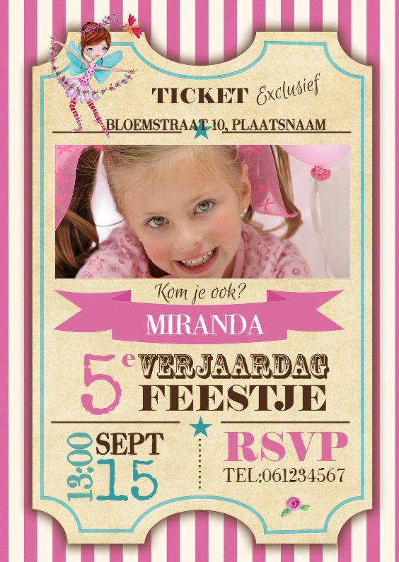 Kinderfeestje Ballet Ticket - Kinderfeestjes Kinderfeestjes - Kinderfeestje Ballet Ticket