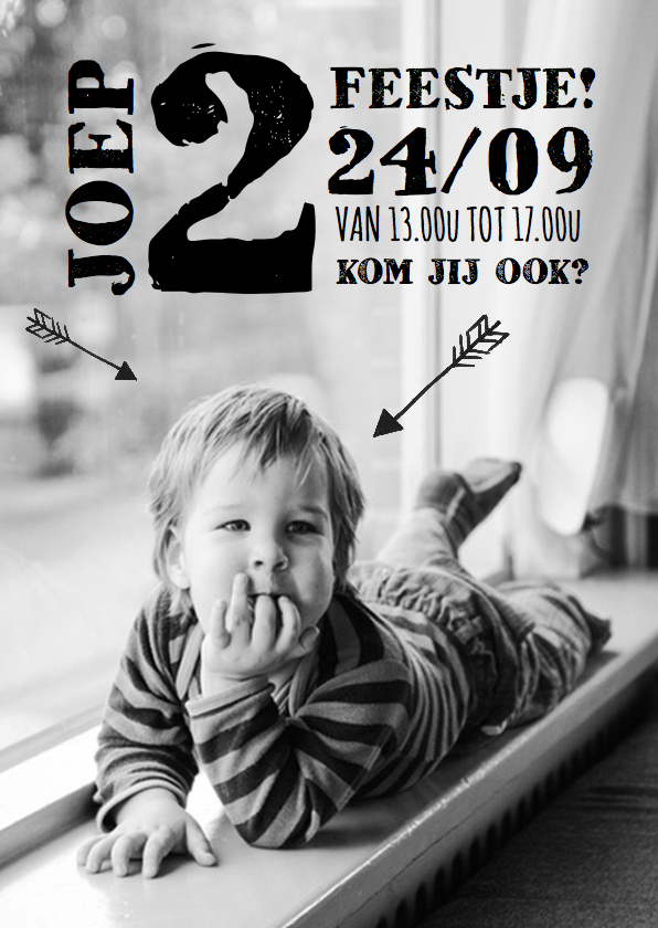 Kinderfeestje foto stoer pijl - Kinderfeestjes Kinderfeestjes - Kinderfeestje foto stoer pijl