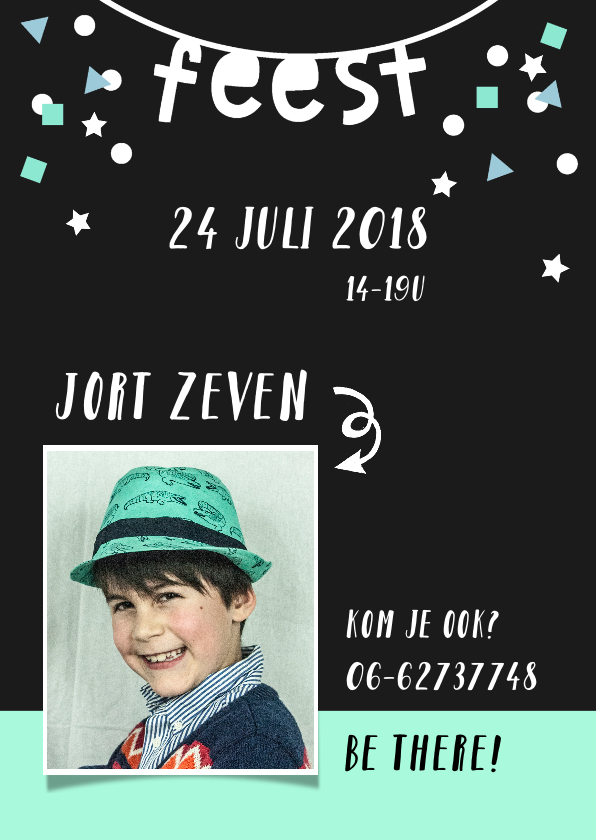 Kinderfeestje jongen slinger feest confetti - Kinderfeestjes Kinderfeestjes - Kinderfeestje jongen slinger feest confetti