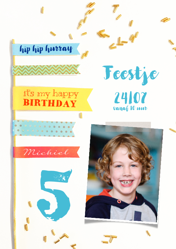 Kinderfeestje jongen vlaggen - Kinderfeestjes Kinderfeestjes - Kinderfeestje jongen vlaggen