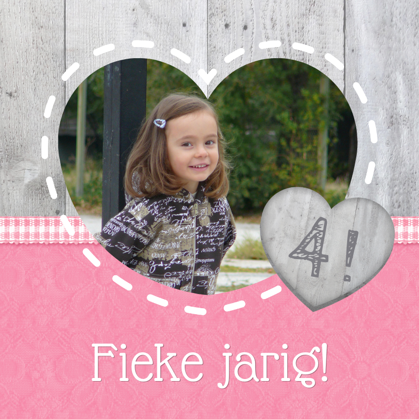 Kinderfeestje Lief Roze Hartje - Kinderfeestjes Kinderfeestjes - Kinderfeestje Lief Roze Hartje