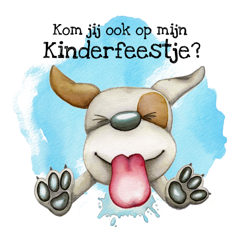 Kinderfeestjes - Kinderfeestje likkende hond