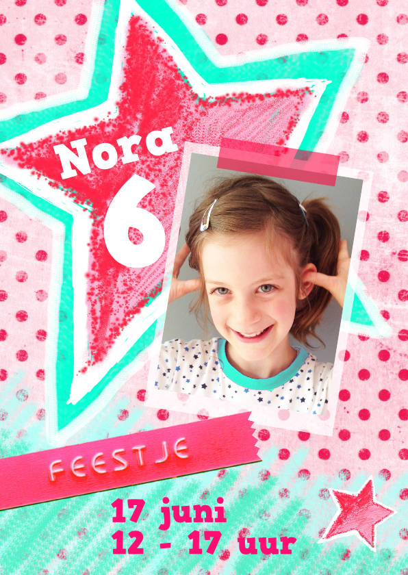 Kinderfeestje meisje ster stippen - Kinderfeestjes Kinderfeestjes - Kinderfeestje meisje ster stippen