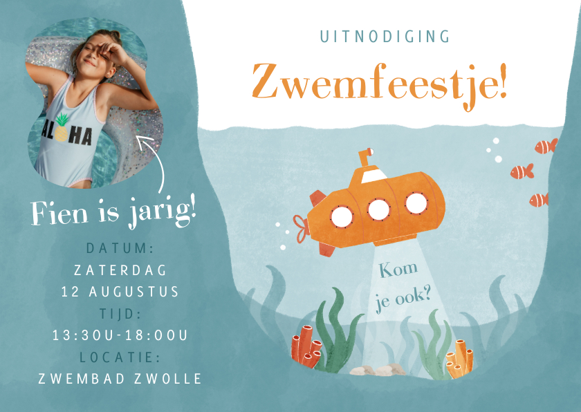 Kinderfeestjes - Kinderfeestje onderwaterwereld