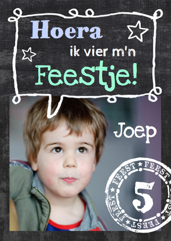 Kinderfeestje schoolbord uitnodiging - Kinderfeestjes Kinderfeestjes - Kinderfeestje schoolbord uitnodiging