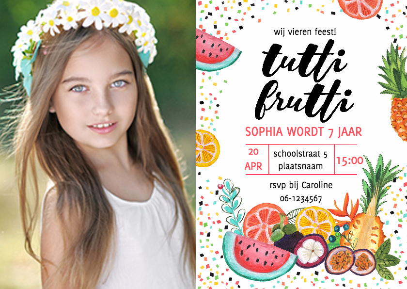 Kinderfeestje Tropisch Fruit - Kinderfeestjes Kinderfeestjes - Kinderfeestje Tropisch Fruit