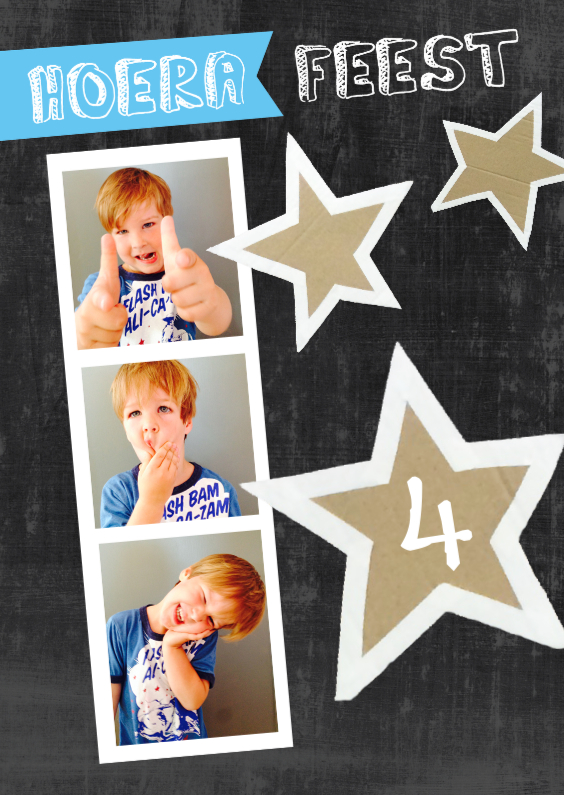 Kinderfeestje uitnodiging stoere sterren - Kinderfeestjes Kinderfeestjes - Kinderfeestje uitnodiging stoere sterren