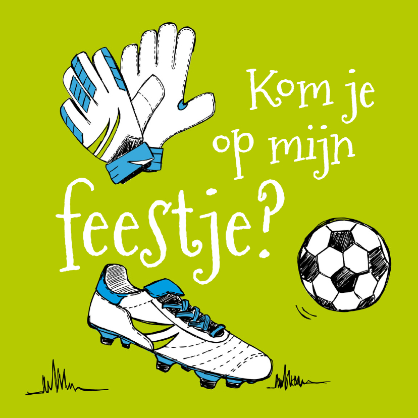 Kinderfeestje voetbal tekening - Kinderfeestjes Kinderfeestjes - Kinderfeestje voetbal tekening