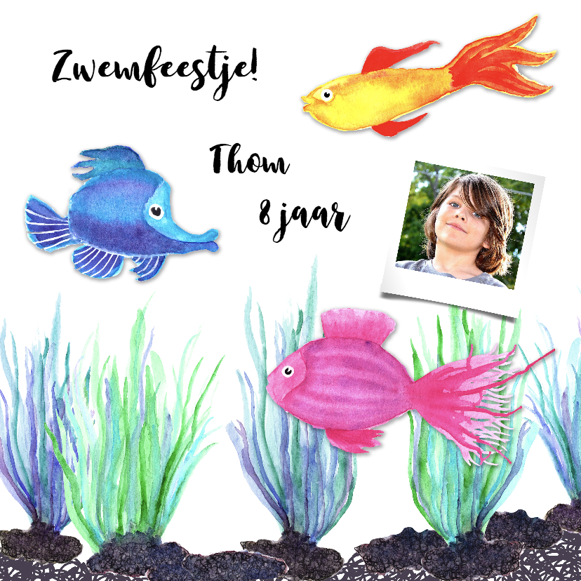 Kinderfeestje zwemmen vissen - Kinderfeestjes Kinderfeestjes - Kinderfeestje zwemmen vissen