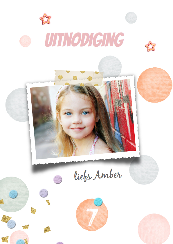 Lief kinderfeestje meisje- confetti - Kinderfeestjes Kinderfeestjes - Lief kinderfeestje meisje- confetti