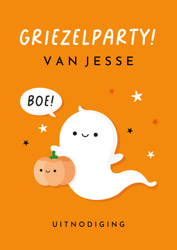Lieve uitnodiging voor een griezel Halloween kinderfeestje - Kinderfeestjes Kinderfeestjes - Lieve uitnodiging voor een griezel Halloween kinderfeestje