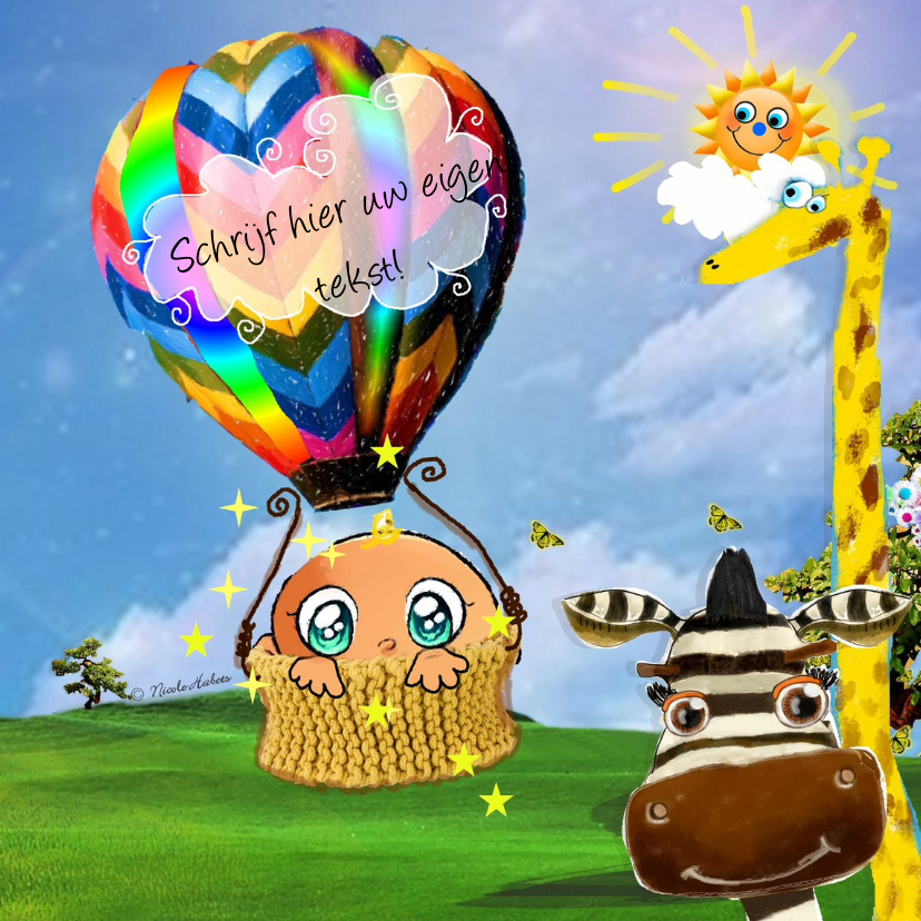 Luchtballon - NH - Kinderfeestjes Kinderfeestjes - Luchtballon - NH
