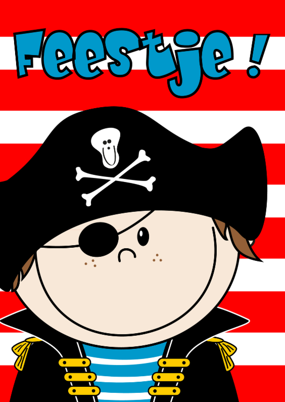 Piratenfeest stoere piraat - Kinderfeestjes Kinderfeestjes - Piratenfeest stoere piraat