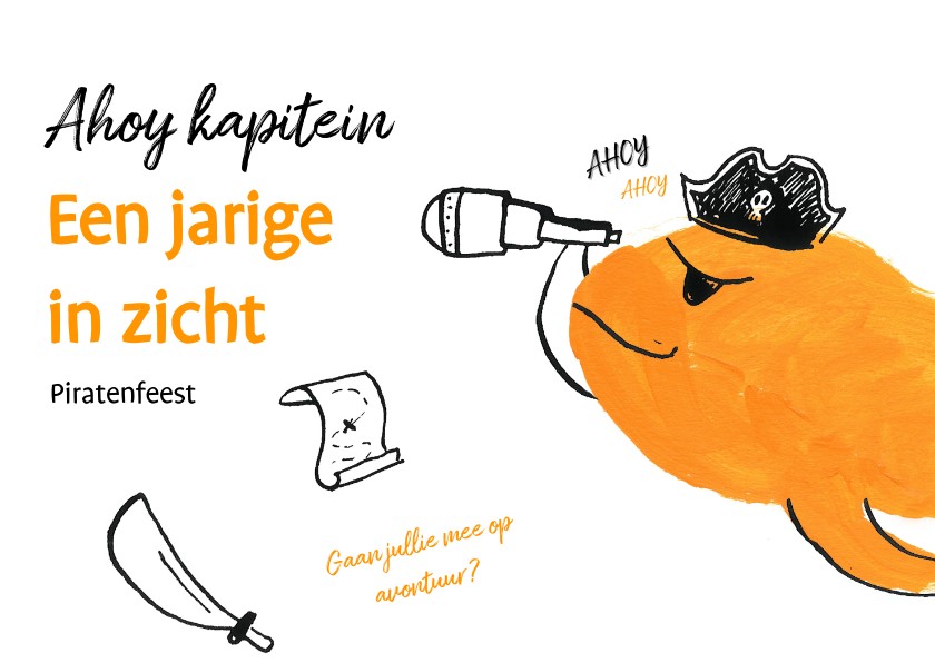 Stoere piratenkaart voor echte meiden! Kinderfeestjes - Kinderfeestjes Kinderfeestjes - Stoere piratenkaart voor echte meiden! Kinderfeestjes