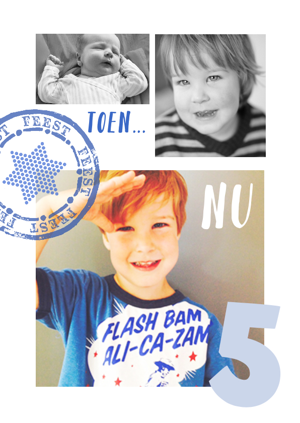 Kinderfeestje Collage toen en nu jongen - Kinderfeestjes Kinderfeestjes - Kinderfeestje Collage toen en nu jongen