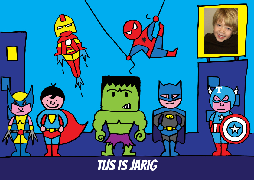 uitnodiging feest superhelden - Kinderfeestjes Kinderfeestjes - uitnodiging feest superhelden