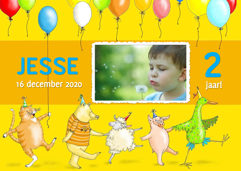 Uitnodiging-kinderfeest diertjes - Kinderfeestjes Kinderfeestjes - Uitnodiging-kinderfeest diertjes