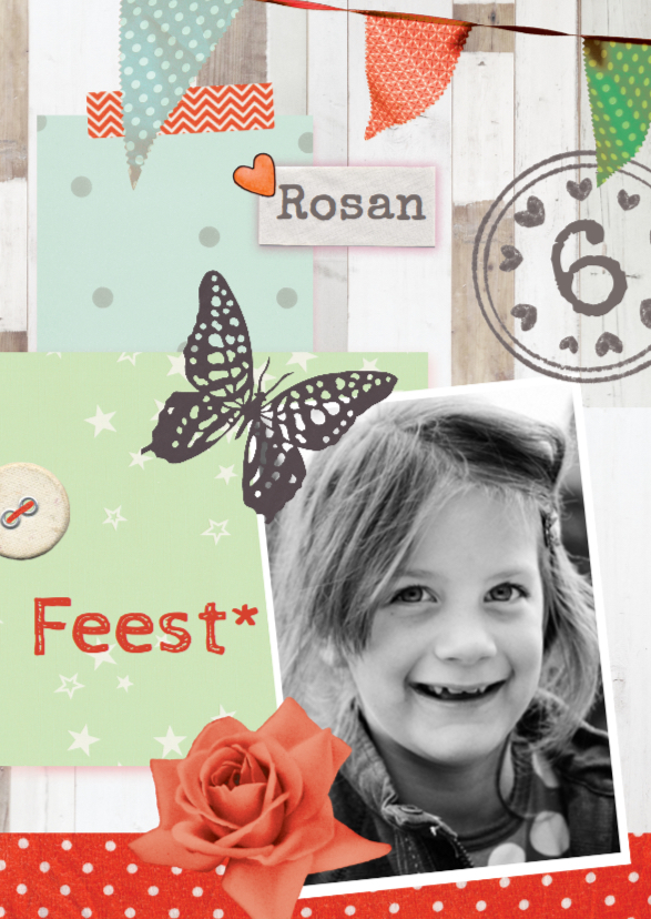 uitnodiging kinderfeest Roos - Kinderfeestjes Kinderfeestjes - uitnodiging kinderfeest Roos