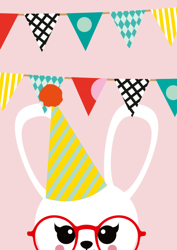 Uitnodiging kinderfeestje konijn - Kinderfeestjes Kinderfeestjes - Uitnodiging kinderfeestje konijn