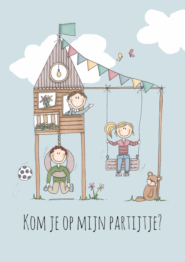 Uitnodiging Partijtje LFZ - Kinderfeestjes Kinderfeestjes - Uitnodiging Partijtje LFZ