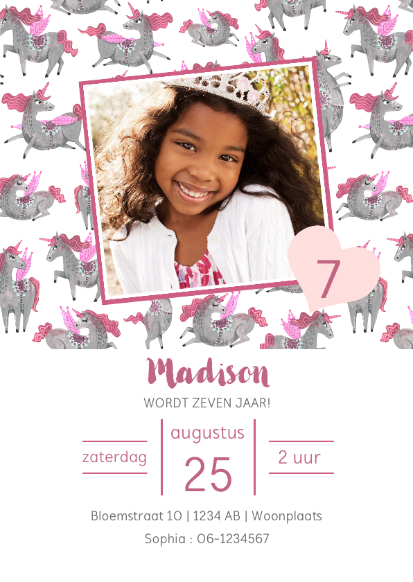 Verjaardagsfeestje unicorn dessin - Kinderfeestjes Kinderfeestjes - Verjaardagsfeestje unicorn dessin