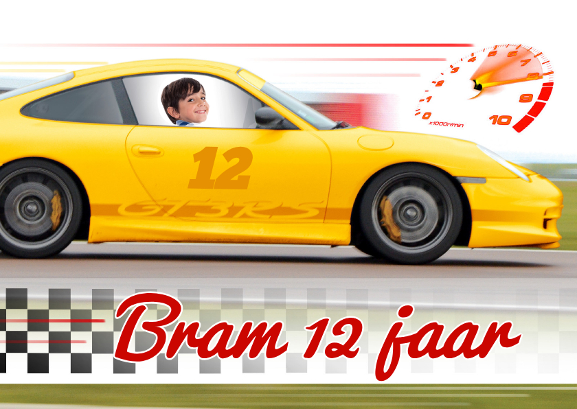 Kinderfeestjes - Zet jezelf in een Raceauto! - BK