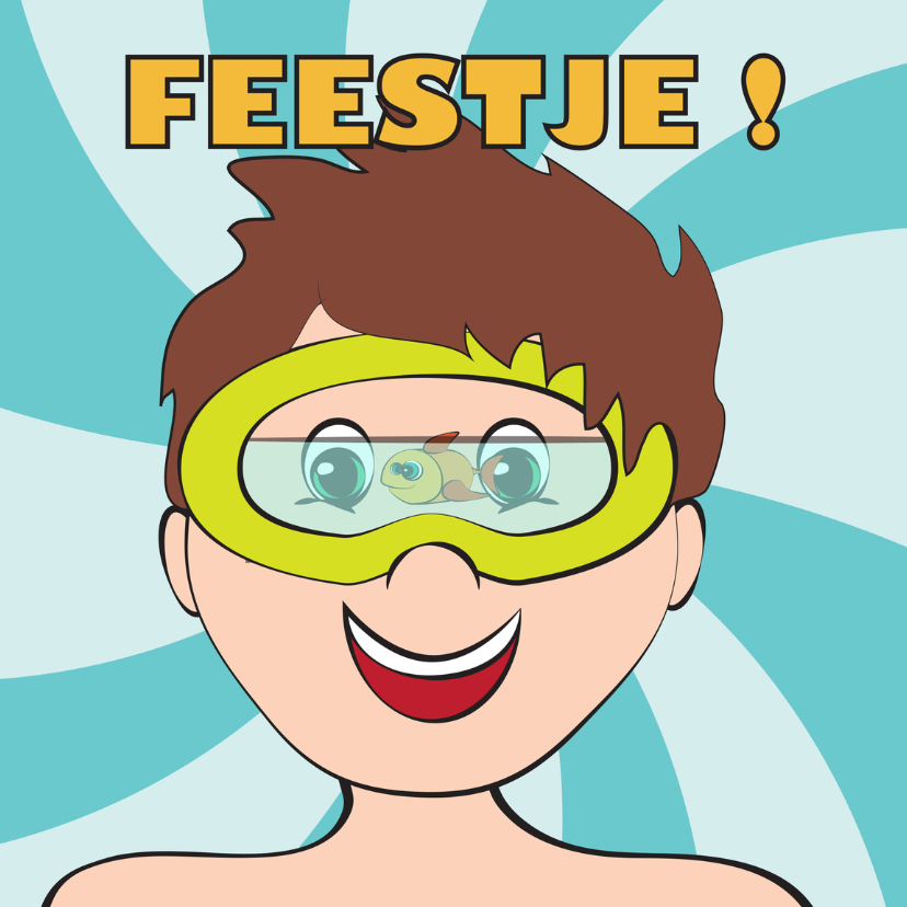 Zwemfeestje duikbril - Kinderfeestjes Kinderfeestjes - Zwemfeestje duikbril
