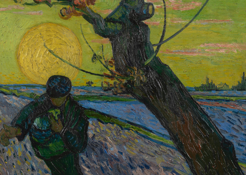 Vincent van Gogh. De zaaier - Kunstkaarten Kunstkaarten - Vincent van Gogh. De zaaier
