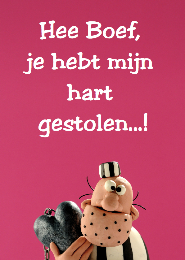 Boef Brom met hart - Liefde kaarten Liefde kaarten - Boef Brom met hart