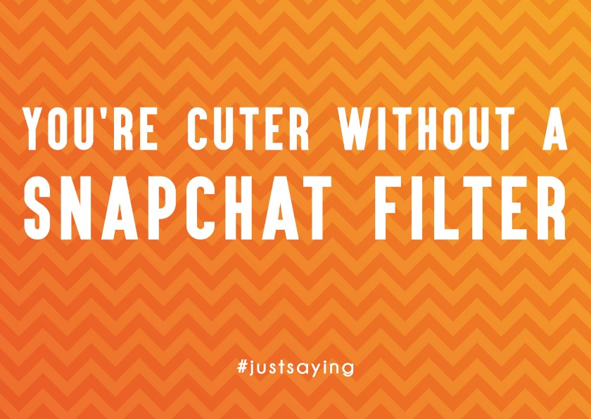Cuter without a snapchat filter - Liefde kaarten Liefde kaarten - Cuter without a snapchat filter