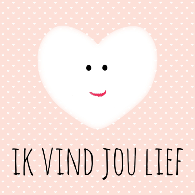 Kaartje "Ik vind jou lief" - WW - Liefde kaarten Liefde kaarten - Kaartje "Ik vind jou lief" - WW