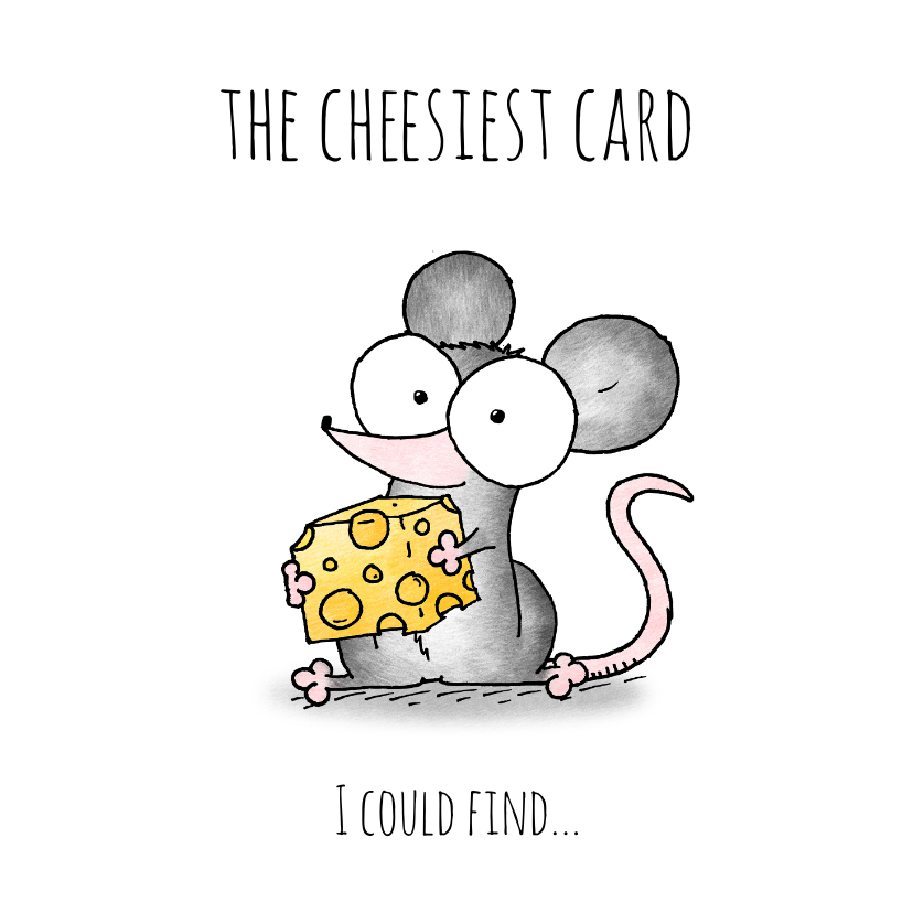 Liefde kaart muisje - The cheesiest card I could find - Liefde kaarten Liefde kaarten - Liefde kaart muisje - The cheesiest card I could find