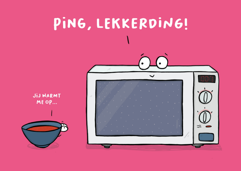 Liefde kaarten - Liefde kaart Ping lekkerding...