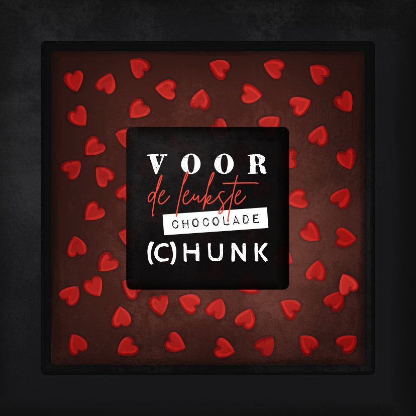Liefde kaart voor de leukste chocolade (c)hunk - Liefde kaarten Liefde kaarten - Liefde kaart voor de leukste chocolade (c)hunk