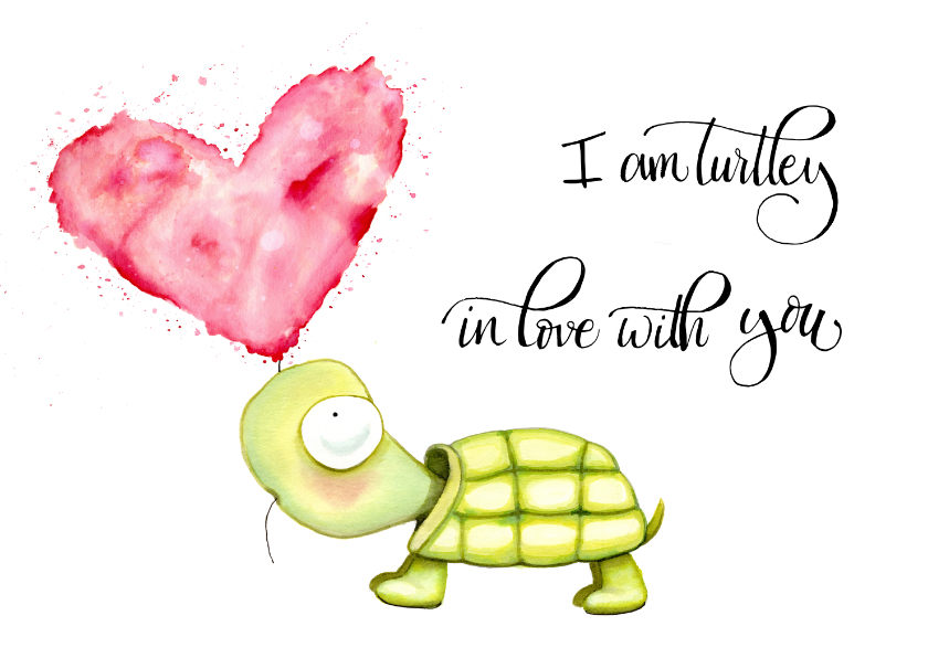 Liefde kaarten Turtle - Liefde kaarten Liefde kaarten - Liefde kaarten Turtle