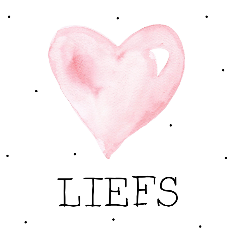 Liefde, liefs met hartje - Liefde kaarten Liefde kaarten - Liefde, liefs met hartje
