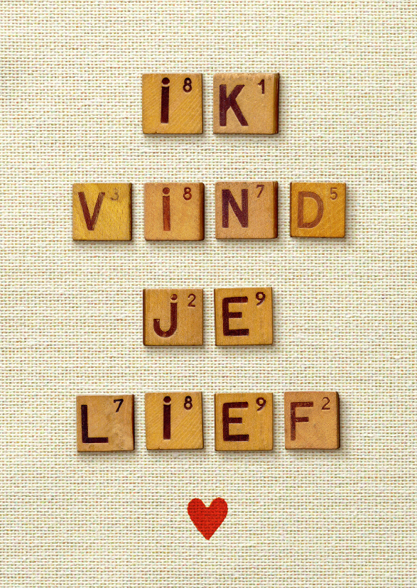 Liefde vintage letters - Liefde kaarten Liefde kaarten - Liefde vintage letters