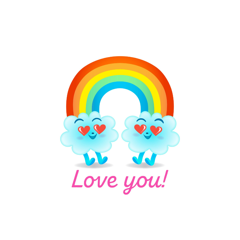 Liefde wolken Emoji - Liefde kaarten Liefde kaarten - Liefde wolken Emoji