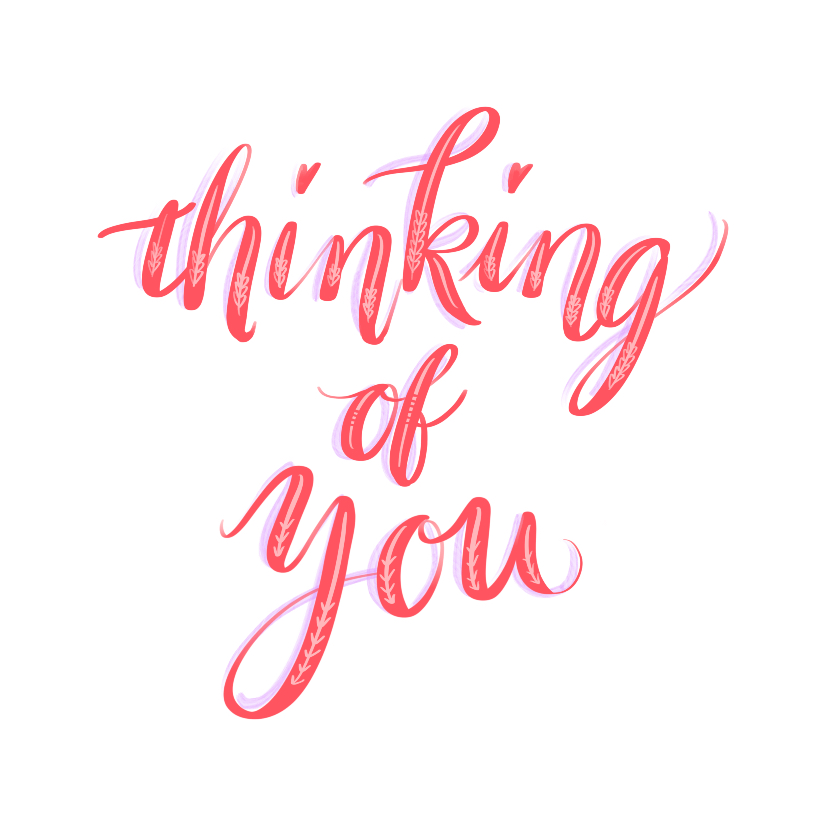 Liefdeskaart thinking of you - Liefde kaarten Liefde kaarten - Liefdeskaart thinking of you