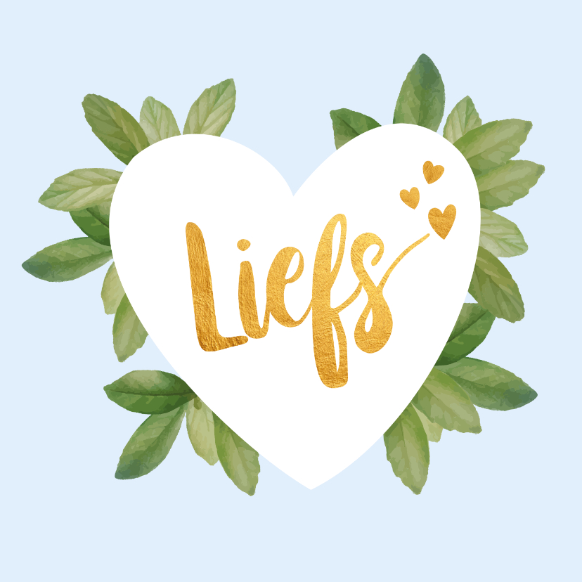 Liefs - botanische liefde kaart - Liefde kaarten Liefde kaarten - Liefs - botanische liefde kaart