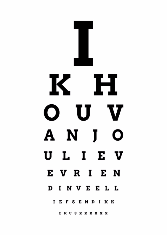 Ogentest lieve vriendin-isf - Liefde kaarten Liefde kaarten - Ogentest lieve vriendin-isf