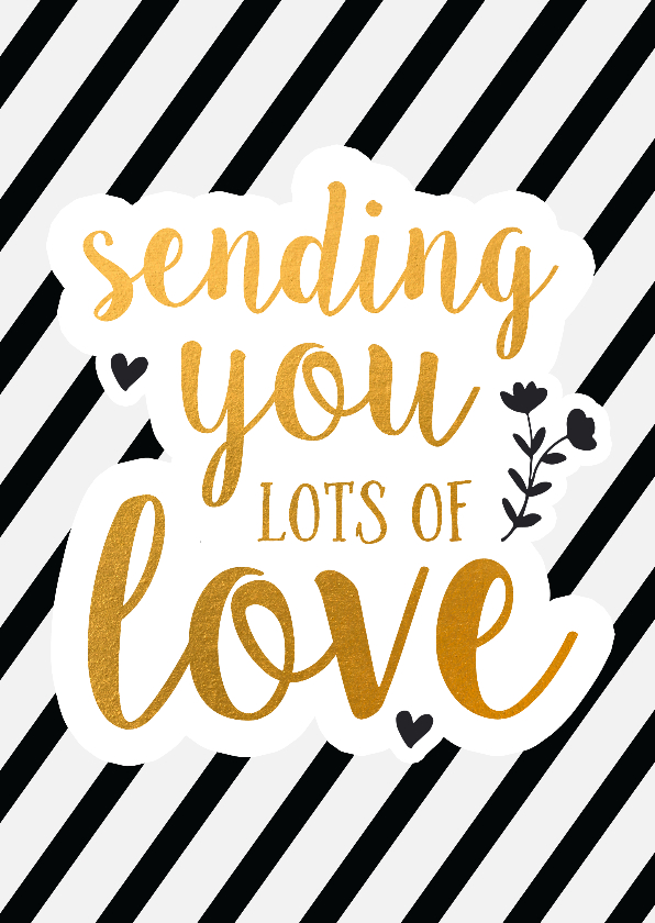 Sending you lots of love - Liefde kaarten Liefde kaarten - Sending you lots of love
