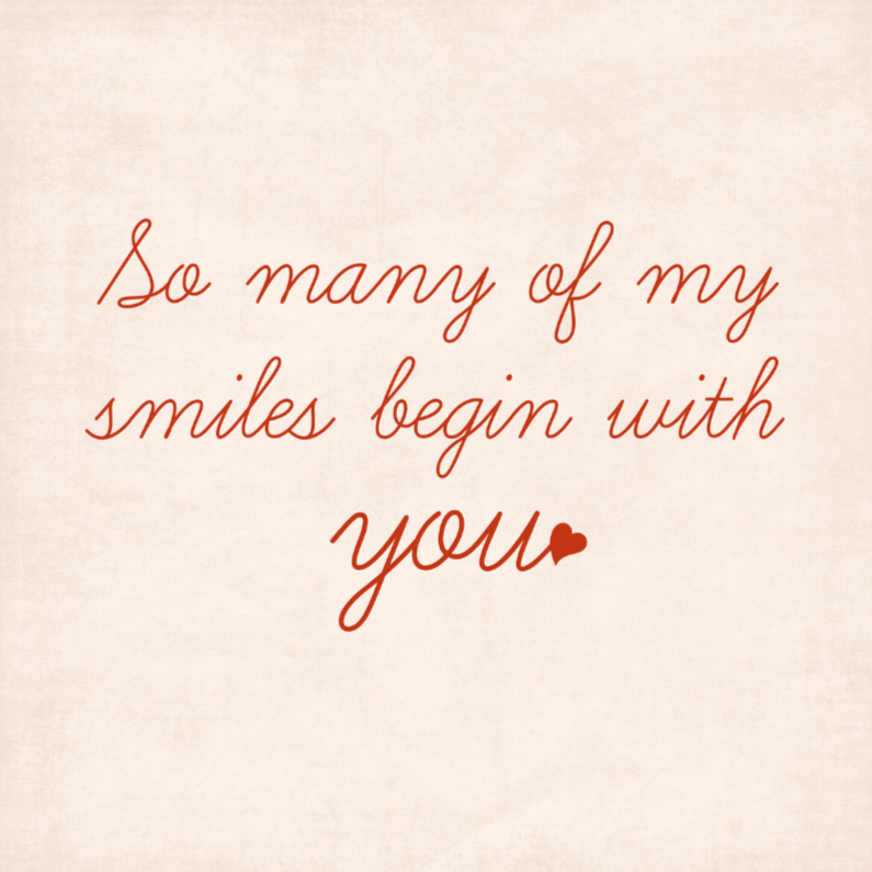 Smiles - Liefde kaarten Liefde kaarten - Smiles