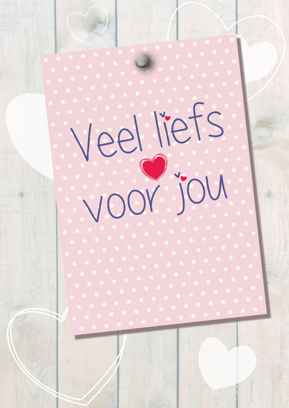 Veel liefs voor jou N03 - Liefde kaarten Liefde kaarten - Veel liefs voor jou N03