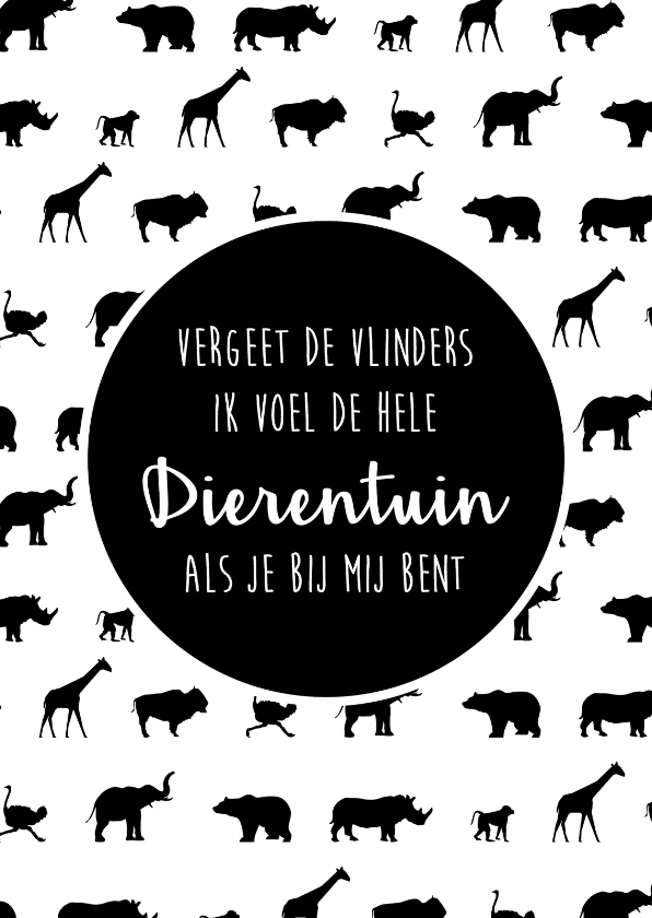 Vergeet de vlinders - Liefde kaarten Liefde kaarten - Vergeet de vlinders