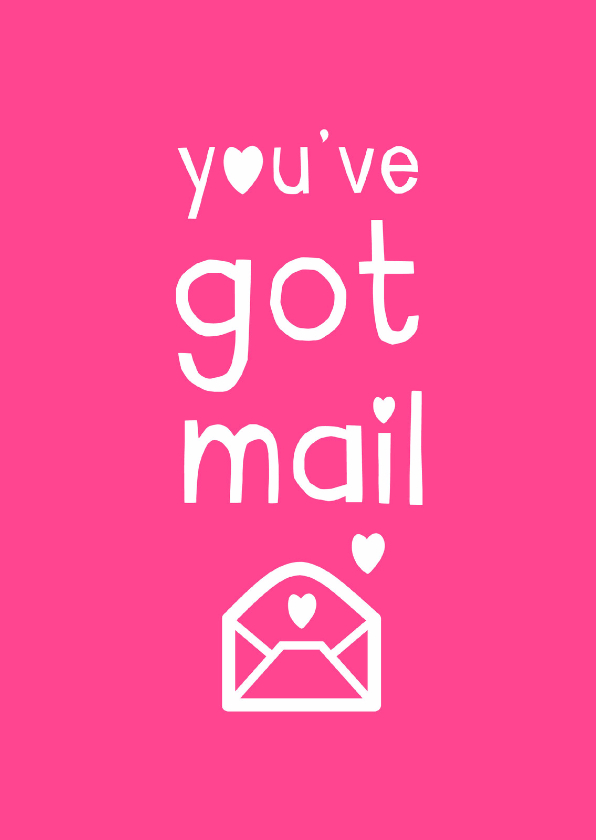 Liefde kaarten - You've got mail