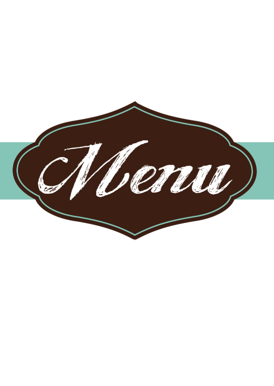Elegance menukaart - Menukaarten Menukaarten - Elegance menukaart