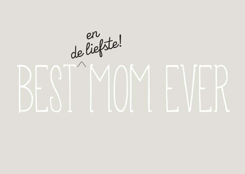 Best mom moederdagkaart - Moederdag kaarten Moederdag kaarten - Best mom moederdagkaart