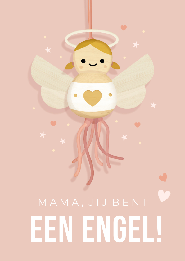 Grappige moederdagkaart - mama je bent een engel! - Moederdag kaarten Moederdag kaarten - Grappige moederdagkaart - mama je bent een engel!